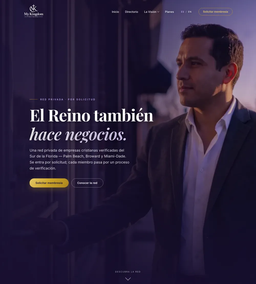 My Kingdom Network — private business directory