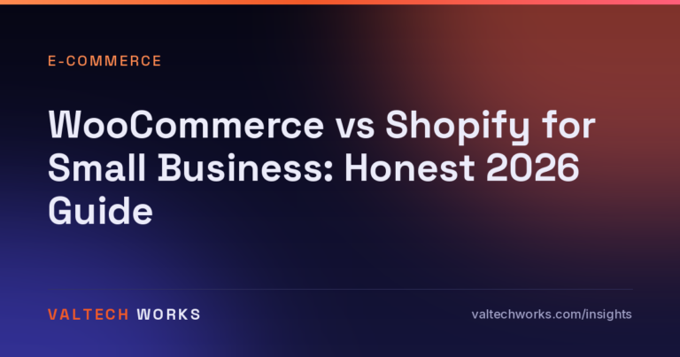 WooCommerce vs Shopify for Small Business: Honest 2026 Guide